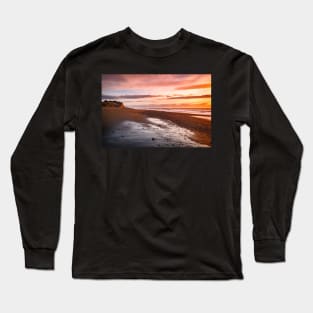 Sunset on a beach Long Sleeve T-Shirt